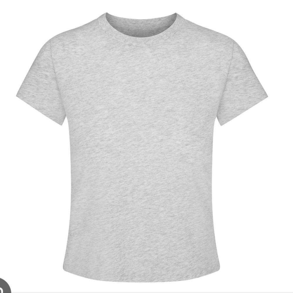 NWOT SKIMS RELAXED TEE SHIRT HEATHER GRAY XXS OVERSIZED quiet Luxury - Picture 4 of 11